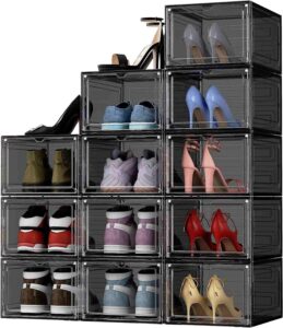 large shoe cabinet with doors
